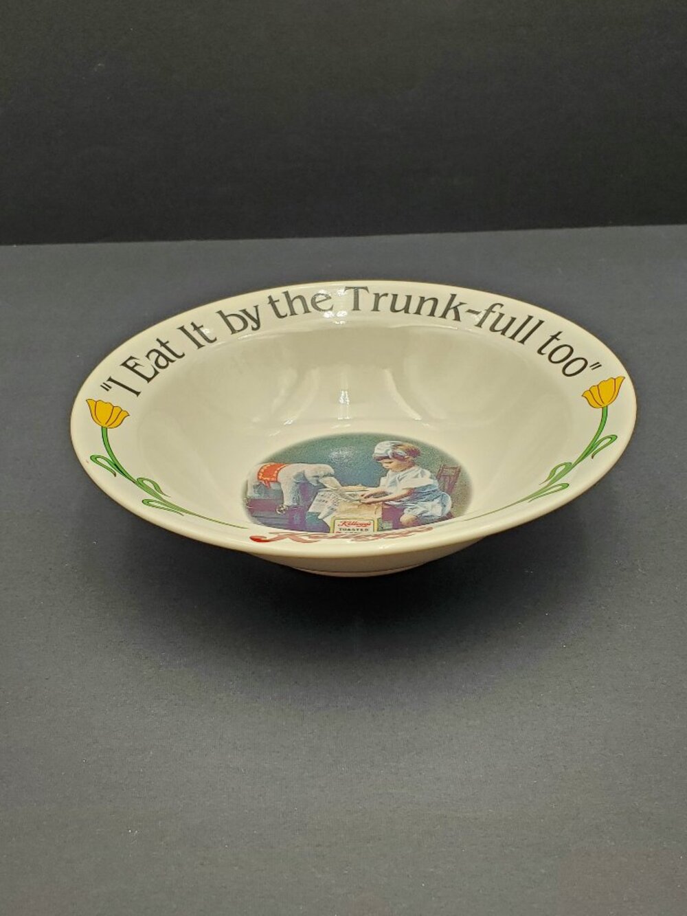 Kellogg's Corn Flakes 90th Anniversary Collectible Cereal Bowls Vintage Ad Bowls - Picture 13 of 13